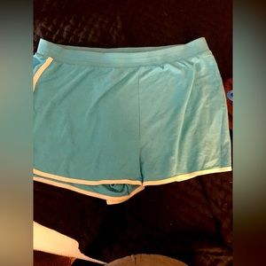 Blue shorts